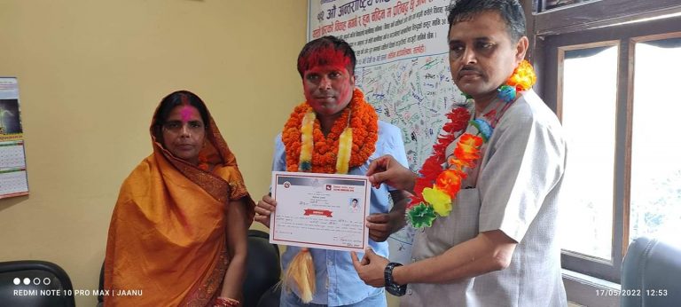 सर्लाहीको कौडेना गाउँपालिका गापा अध्यक्षमा रुपेश यादव भारी मतले निर्वाचित ।।