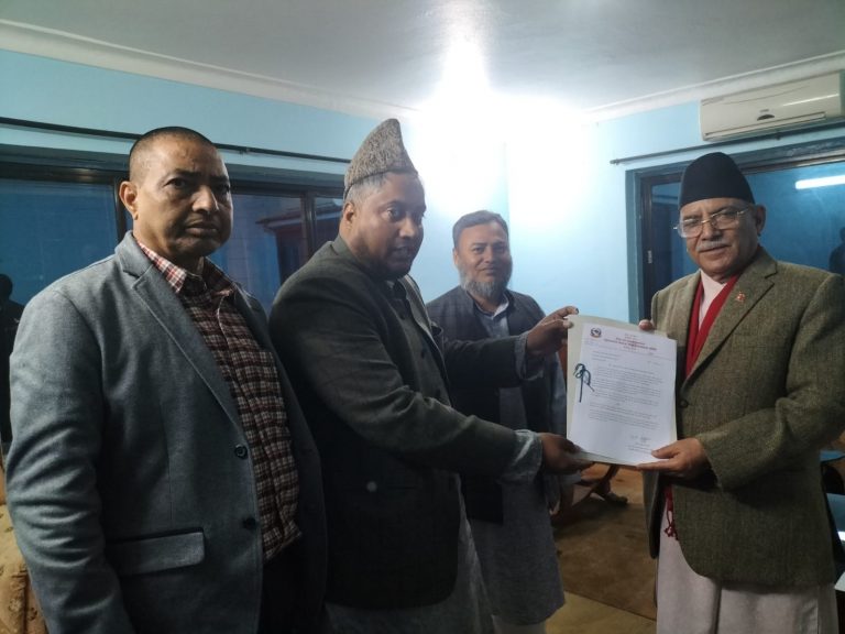 उपाध्यक्ष मशहूद मदरसको व्यवस्थापन बारे गराए प्रधानमंत्रीको ध्यानाकर्षण