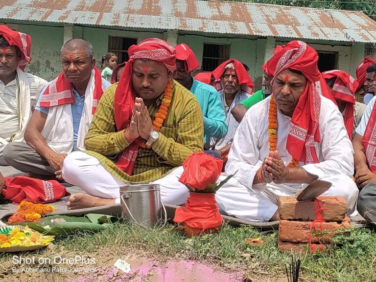 ४ कोठे विधालय भवनको शिलान्यास गरे प्रदेश सांसद पटेल