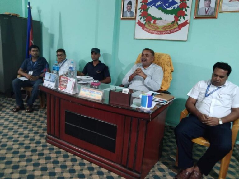 सरकारले  नदी नियंत्रणमा ध्यान नपुर्याउदा  अधिकांश क्षेत्रका जनता हतोत्साहित : नगर प्रमुख यादव