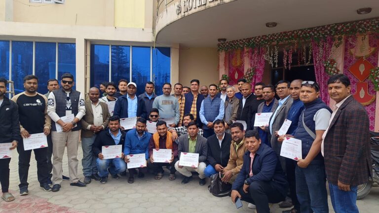 कन्ट्रक्सन मैनेजमेन्ट सम्बन्धि तालिम गाैरमा सम्पन्न