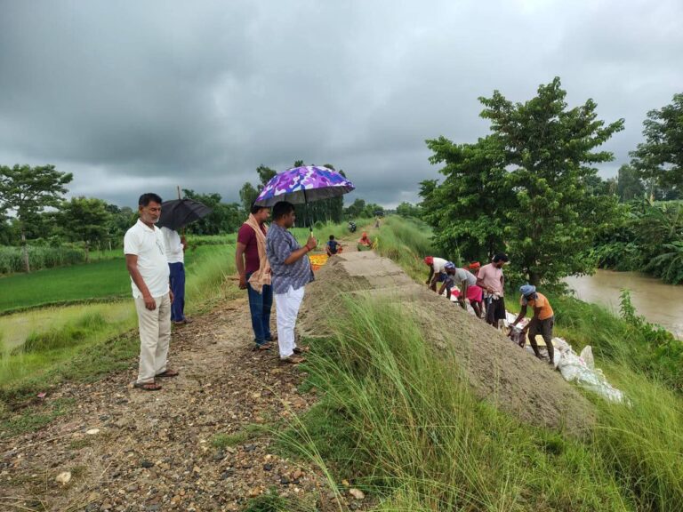 बागमती बाध कटान रोक्न मेयर बैजु यादव तयार