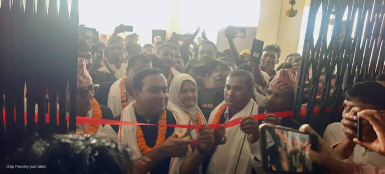 राजपुर नगरपालिकाको नयाँ भवन उद्घाटन