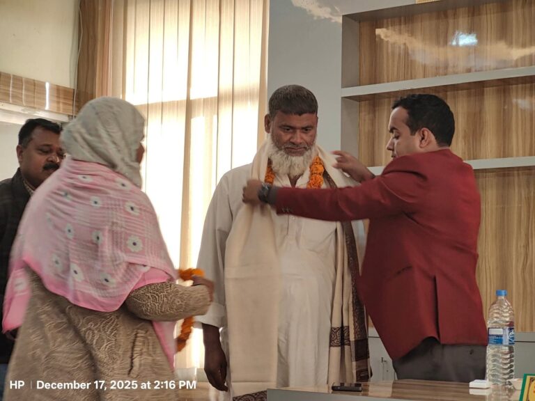 अनिवार्य अवकाश प्राप्त गरेका मोहम्मद समिउल्लाहलाई विधिवत् रुपमा बिदाई